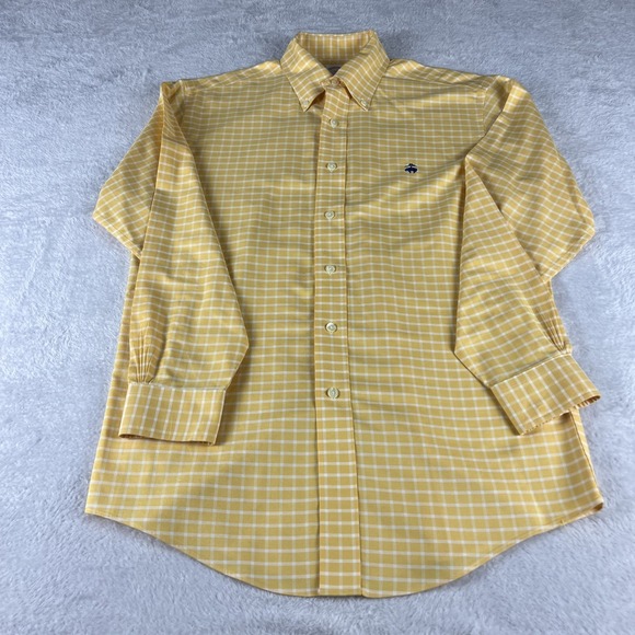 Brooks Brothers Other - Brooks Brothers 346 Size Small Yellow Button Down Long Sleeve Shirt